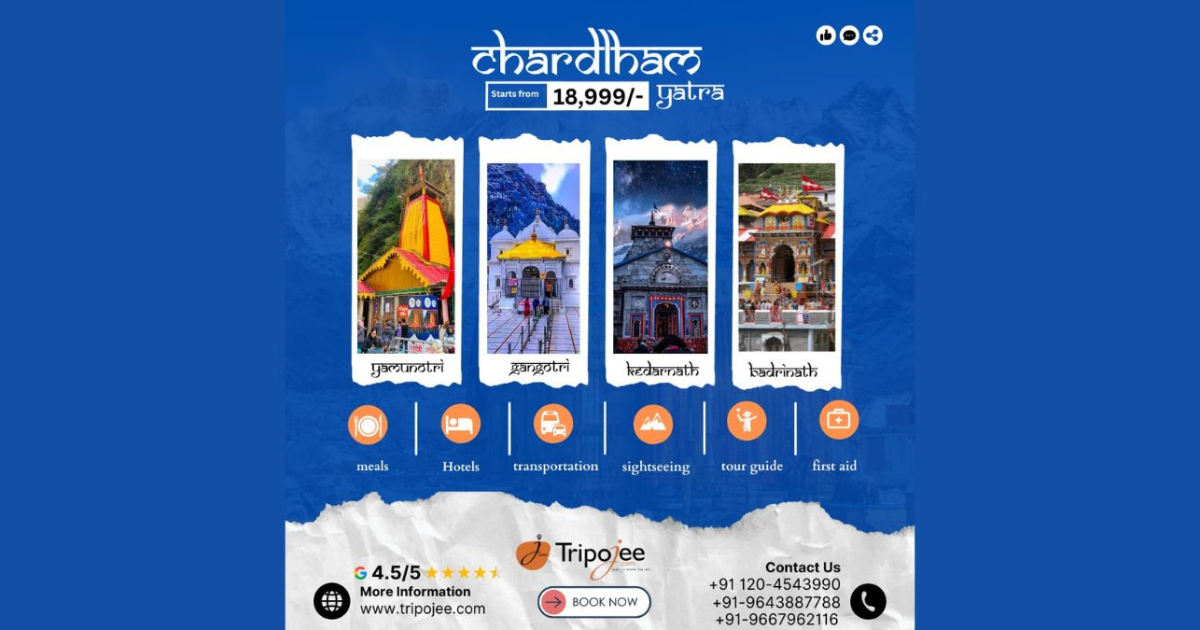 Tripojee India Pvt Ltd Emerges as Premier Chardham Yatra Specialist, Setting New Standards in Pilgrimage Travel